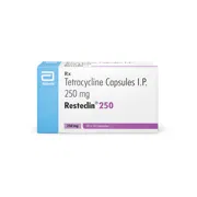 Resteclin 250 Capsule Box/Carton showing the Front face