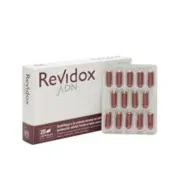 Revidox 100 Mg Tablet Box/Carton + Blister Pack showing the Front face.