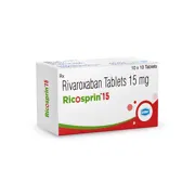 Ricosprin 15 Tablet Box/Carton showing the Left face