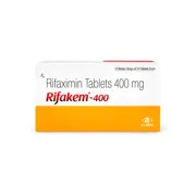 Rifakem 400 Mg Tablet Box/Carton showing the Front face
