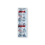 Rifaximax 200 Mg Tablet Strip showing the Front face.