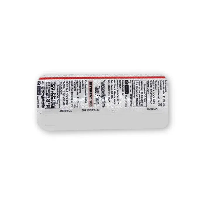 Ritebeat 100 mg Tablet pack