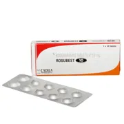 Rosubest 10 Mg Box/Carton + Blister Pack showing the Front face.
