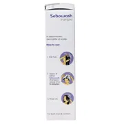 Sebowash Shampoo 0.01 (60ml) Box/Carton showing the Side face.