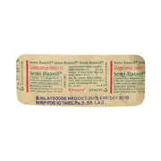 Semi Daonil 2.5 Mg Blister Pack showing the Back face.