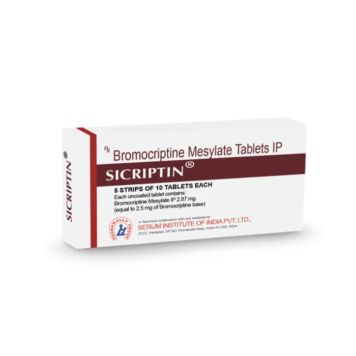 Sicriptin Tablet pack