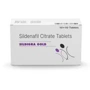 Sildigra Gold 200 Mg Box/Carton showing the Front face.