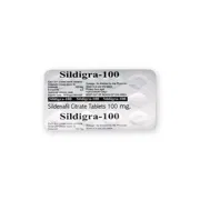 Sildigra Softgel 100 Mg Capsules Blister Pack showing the Back face.