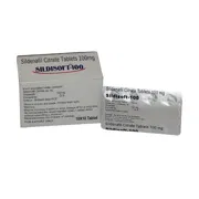 Sildisoft 100 Mg Box/Carton + Blister Pack showing the Front/Back face.