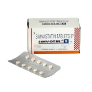 Simvotin 5 Mg Box/Carton + Blister Pack showing the Front face.
