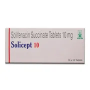Solicept 10 Tablet Box/Carton showing the Front face.