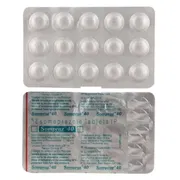 Sompraz 40 Mg Tablet Blister Pack showing the Front and Back face.