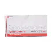 Sorbitrate 5 Mg Box/Carton showing the Front face.