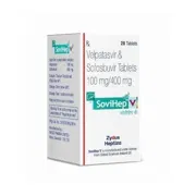 Sovihep V Tablet Box/Carton showing the Front face.