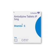 Stamlo 5 Mg Tablet Box/Carton showing the Front face.