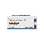 Stancef-O 200 Mg Tablet Box/Carton showing the Front face