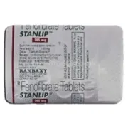 Stanlip 145 Mg Tablet Blister Pack showing the Back face.