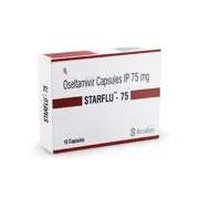 Starflu 75 Mg Capsule Box/Carton showing the Front face.