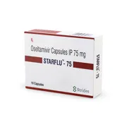 Starflu 75 Mg Capsule Box/Carton showing the Front face.