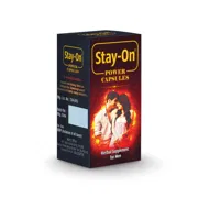 Stay On Power Capsule Box/Carton showing the Front face.
