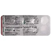 Sterio 16 Tablet Blister Pack showing the Back face.