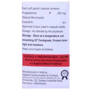 Sugest 200 Soft Gelatin Capsules with Progesterone
