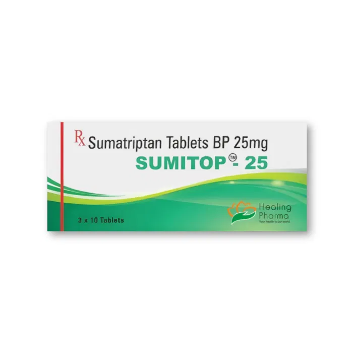 Sumitop 25 mg Tablet pack
