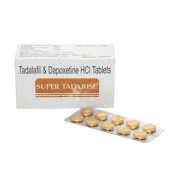 Super Tadarise 20 Mg Box/Carton + Blister Pack showing the Front face.