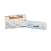 Super Tadarise 20 Mg Box/Carton + Blister Pack showing the Front and Back face.