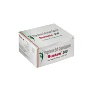 Susten 200 Mg Box/Carton showing the Front face.
