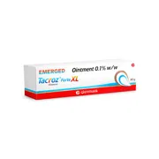 Tacroz Forte XL 0.1% Ointment Box/Carton showing the Front face