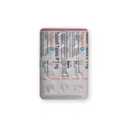 Tadaflo 5 Tablet Blister Pack showing the Front face.