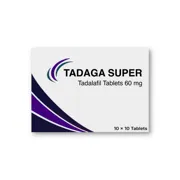 Tadaga Super 60 Mg Tablets Box/Carton showing the Front face.