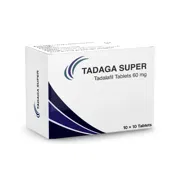 Tadaga Super 60 Mg Tablets Box/Carton showing the Front face.