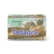 Tadagra Softgel 20 Mg Box/Carton showing the Front face.