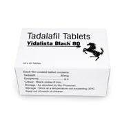 Tadalafil Black 80 Mg Box Front View