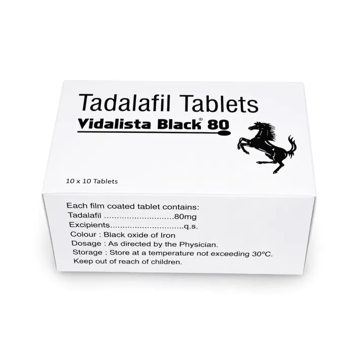 Tadalafil Black 80 mg Tablet pack