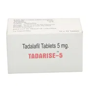 Tadarise 5 Mg Box/Carton showing the Front face.