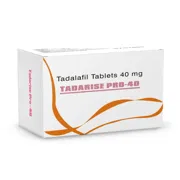 Tadarise Pro 40 Mg Box/Carton showing the Front face.