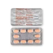 Tadasoft 40 Mg Blister Pack showing the Front and Back face.