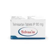 Telvas 80 Tablet Box/Carton showing the Front face