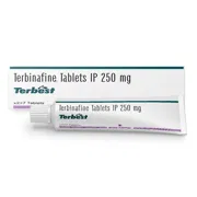 Terbest Cream Box/Carton + Tube showing the Front face.