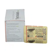 Tetralab 500 Mg Capsule Box/Carton + Blister Pack showing the Front and Back face.