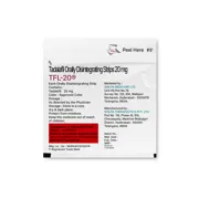 TFL 20 mg Disintegrating Strip pack