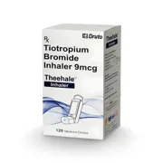 Theehale Inhaler Box/Carton + Inhaler showing the Front face.