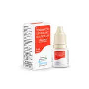 Tobaren 5 ml Box + Eye Drops Bottle Showing the Front face