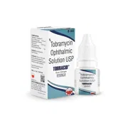 Tobracid 5 ml Box + Eye Drops Bottle Showing the Front face