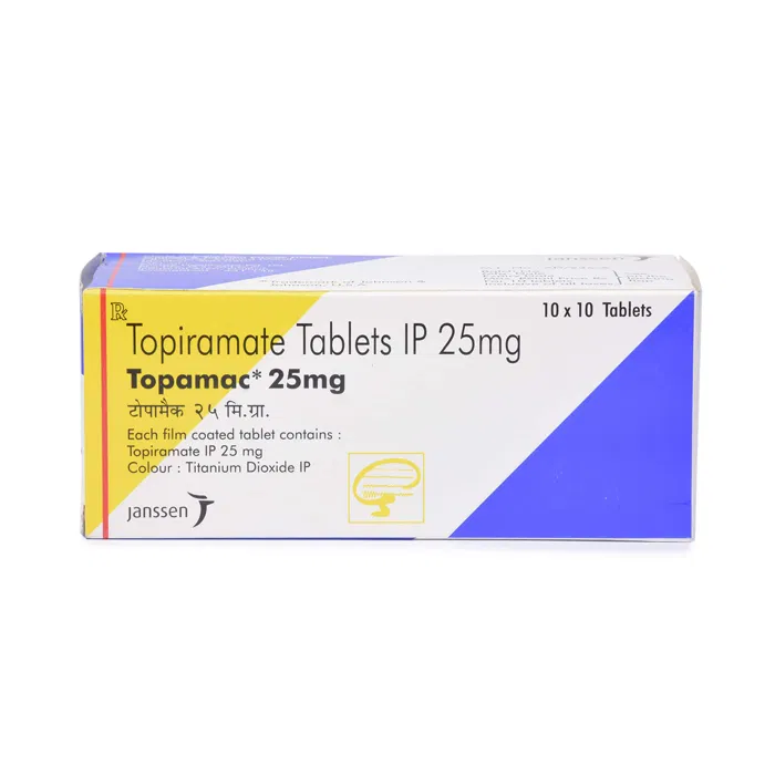 Topamac 25 mg Tablet pack