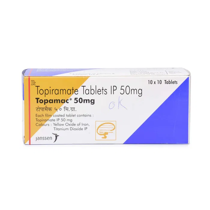 Topamac 50 mg Tablet pack