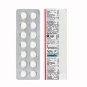 Topcid 20 Tablet Blister Pack showing the Front/Back face.